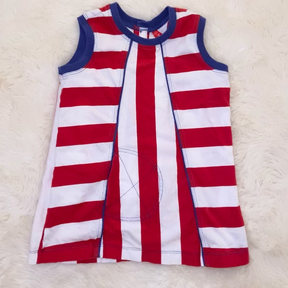 Hanna Andersson Striped Dress, Size 90cm